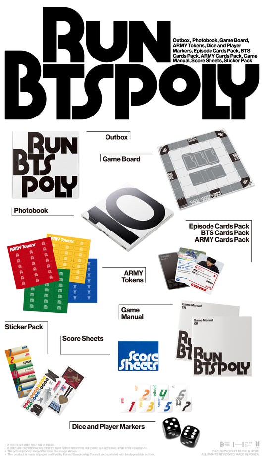 BTS RUN BTS POLY HIGHLIGHT PACKAGE