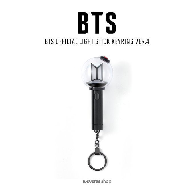 BTS] OFFICIAL LIGHT STICK KEYRING VER.4 – PROJECT NINE TWO