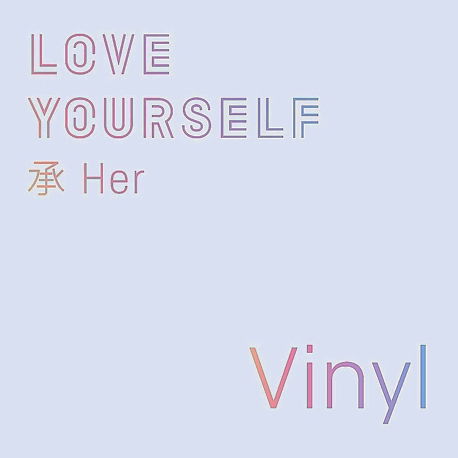 BTS "LOVE YOURSELF 承 'Her' Vinyl Record (Weverse Shop)